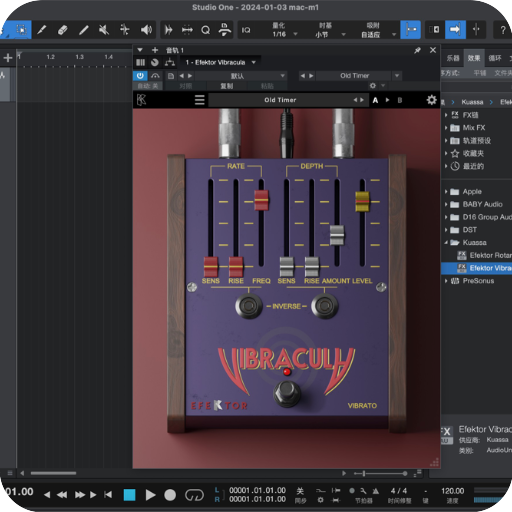 Kuassa Efektor Vibracula for mac(经典颤音制作插件)v1.0 免激活版